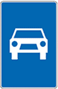 Put rezervisan za saobracaj motornih vozila 