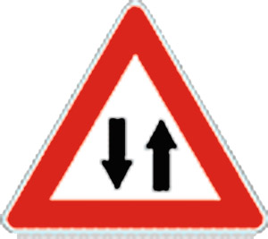  Znak    '' Saobracaj u oba smera ''  