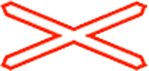  Znak    '' Andrejin krst '' 